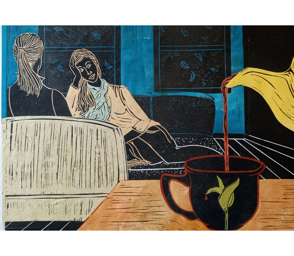 "Conversation Brewing" - Mimi Williams